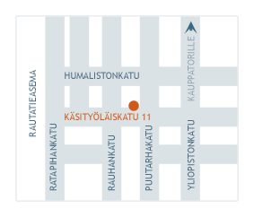 Punttikello sijainti kartalla